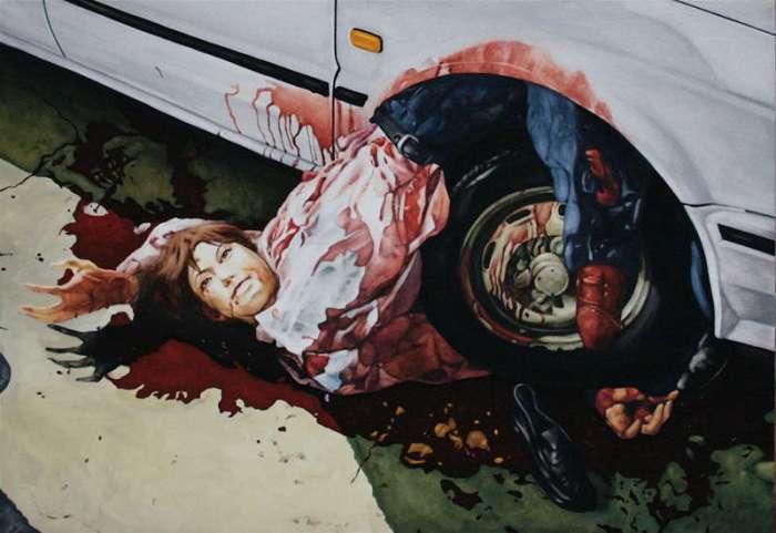 Леденящие кровь картины Наоки Сасаямы