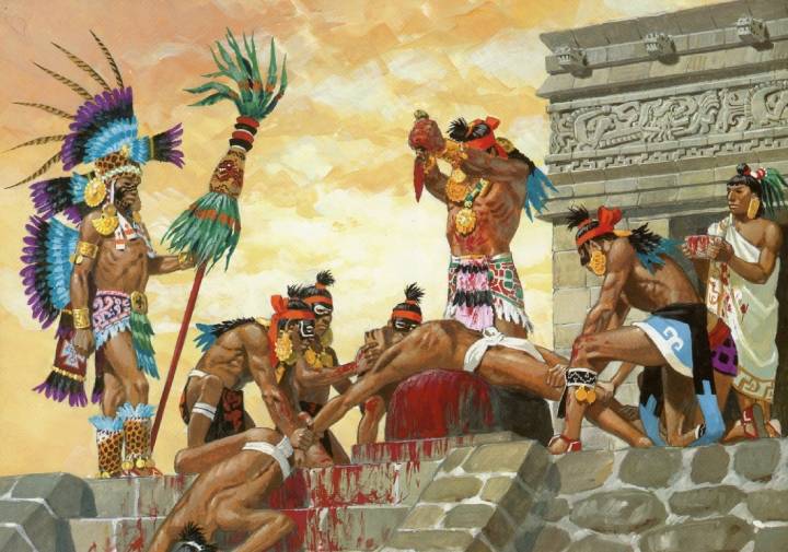 Кровавая жертва: 10 жутких ритуальных обрядов человеческих жертвоприношений у ацтеков